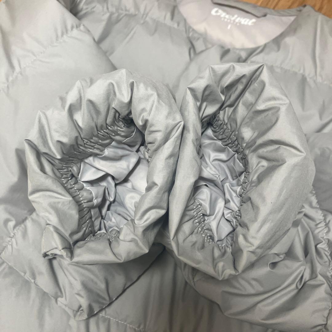 オーシバル　ロングダウンジャケット ライトグレー サイズ1 M