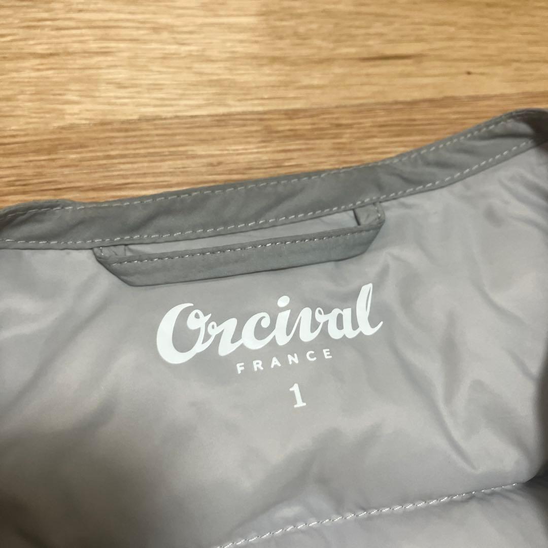 オーシバル　ロングダウンジャケット ライトグレー サイズ1 M