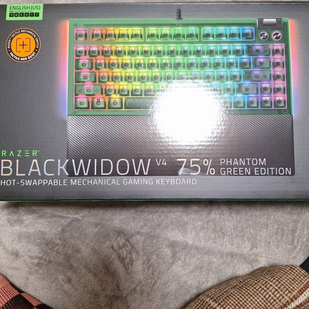 キーボード Razer BlackWidowV4 Phantom Green Edition