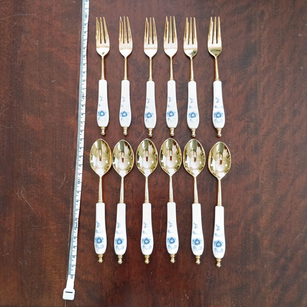 未使用　ナルミ　ティースプーン　フォーク　各6本セット