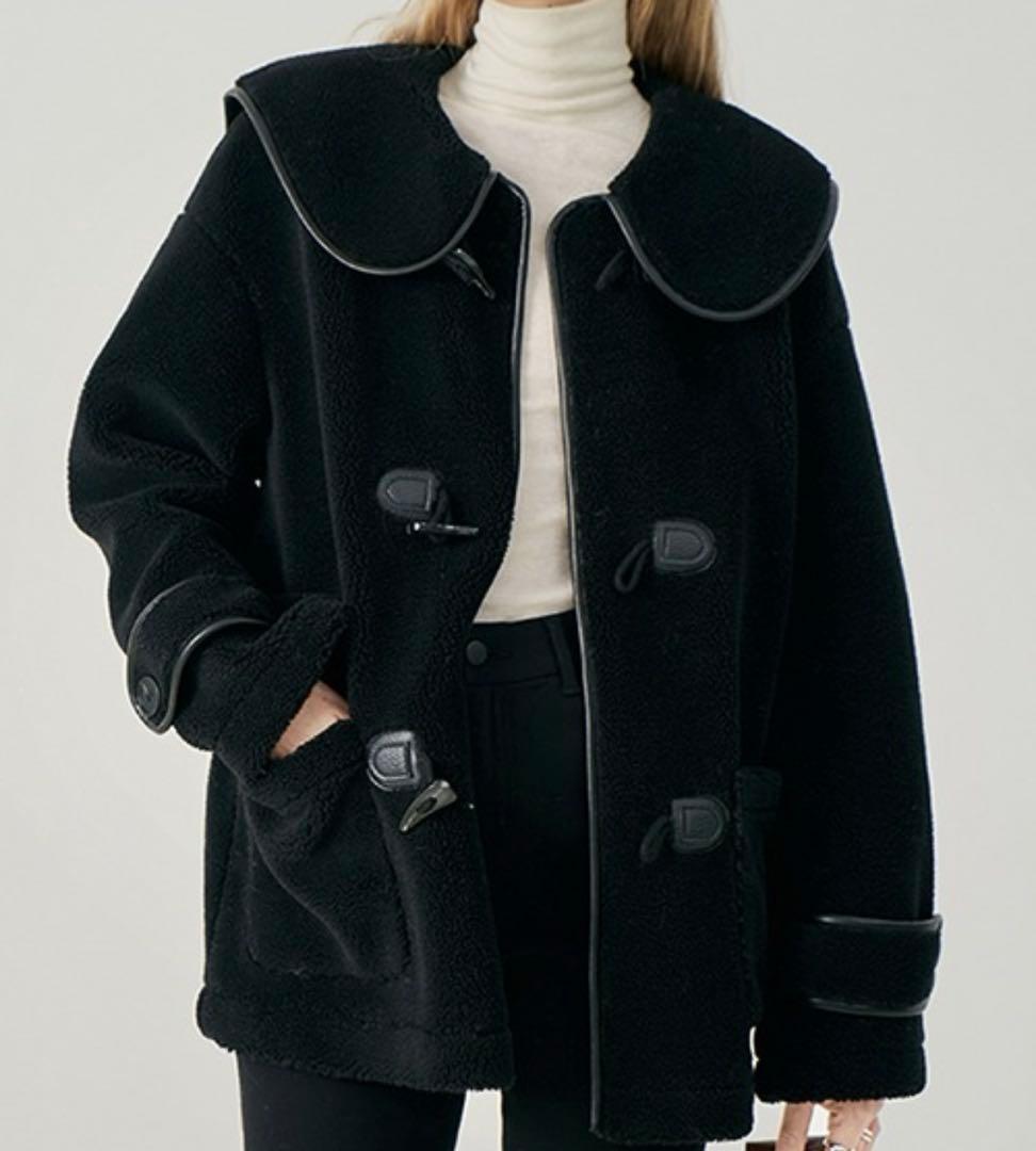 ワイドカラー ミドルダッフルコート【Fano Studios】