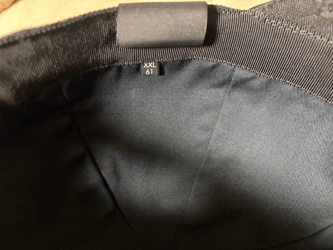 貴重⭐️Gucci ブラックキャップ GGパターン　XXL