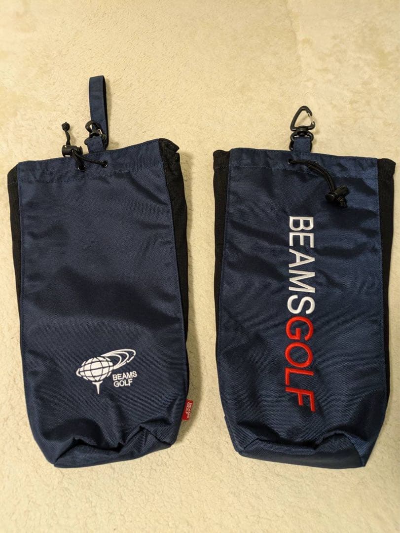 BEAMS GOLF セパレートシューズケース　NAVY