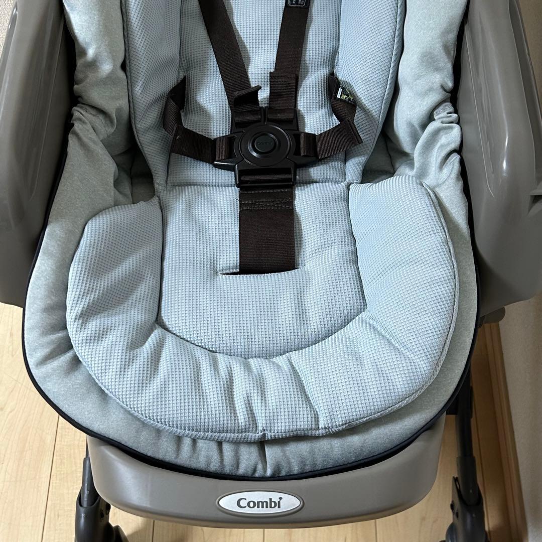 コンビ 電動 ハイローチェア ネムリラ AUTO SWING ミントグレー