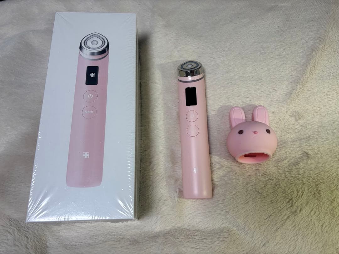 メディキューブ 美顔器 ブースタープロ ピンクうさぎヘッド