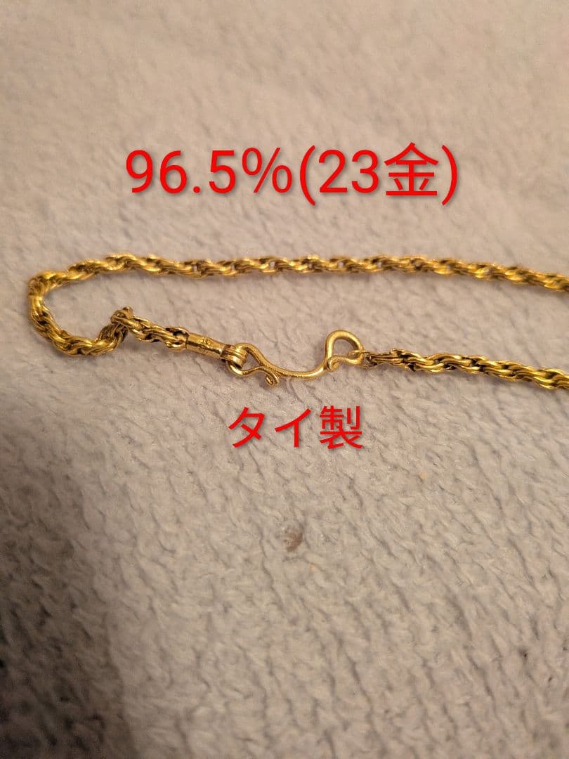23金 7.1グラム ネックレス タイ製