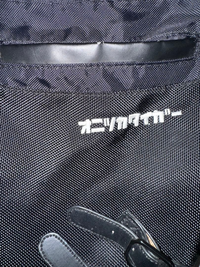 オニツカタイガー　 メッセンジャーバッグ 黒