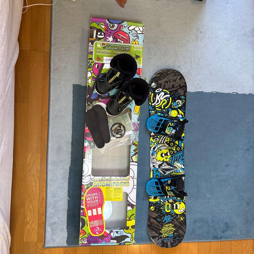 K2 スノーボード　GROM PACK キッズボードセット　110センチ