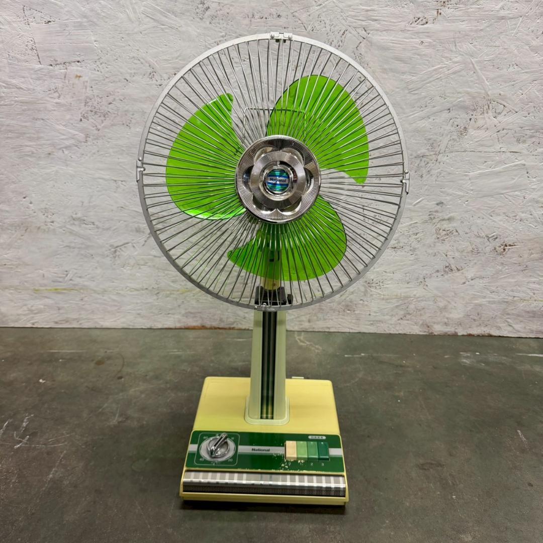 【National】 ナショナル 扇風機 F-30N1M グリーン A0614