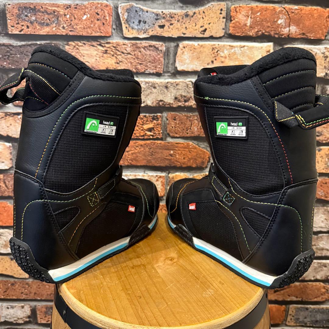 【美品】HEAD JR BOA スノーボードブーツ 22.5-23.5