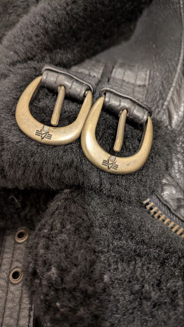 ALPHA INDUSTRIES B3リアルムートン羊革 Mサイズ