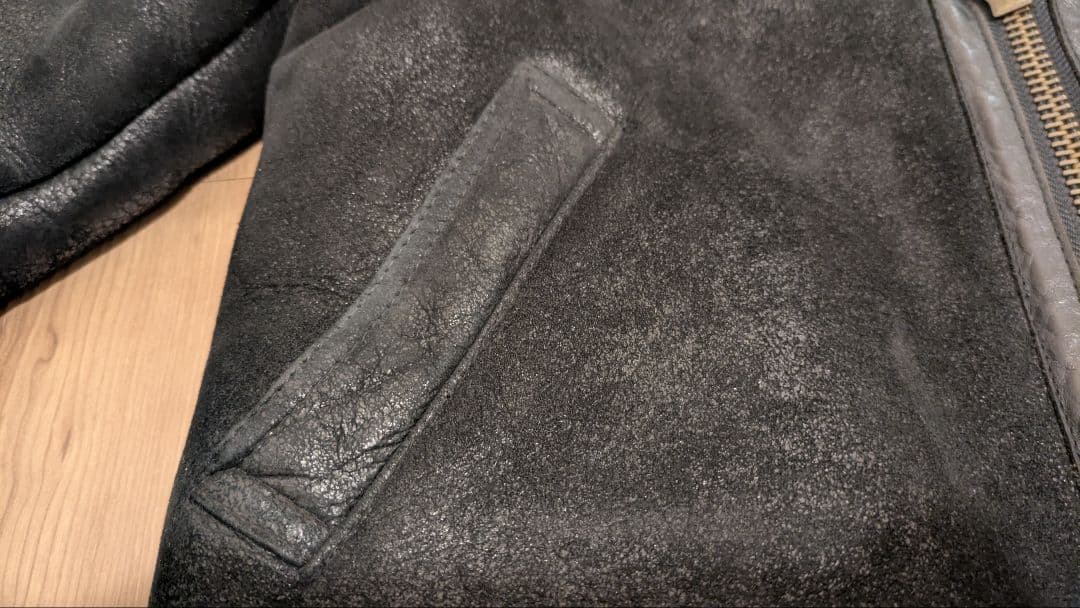 ALPHA INDUSTRIES B3リアルムートン羊革 Mサイズ