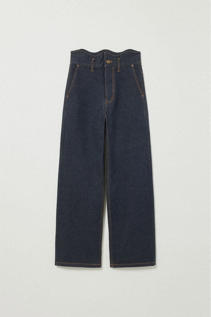 パンツ Eaphi WAVE DESIGN HIGH WAIST DENIM