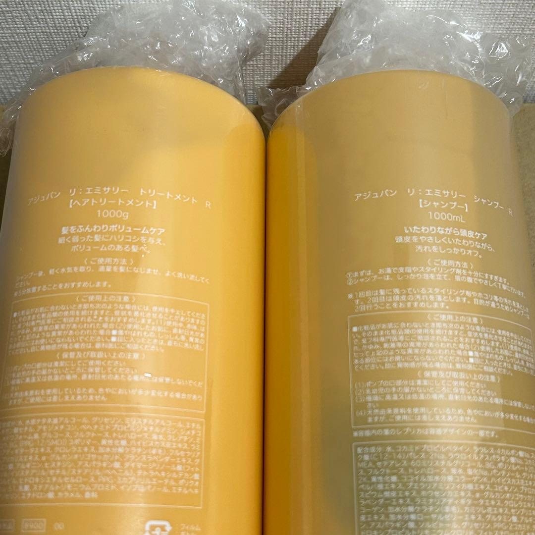 ADJUVANTアジュバンリ エミサリーシャンプー ＆トリートメント1000ml