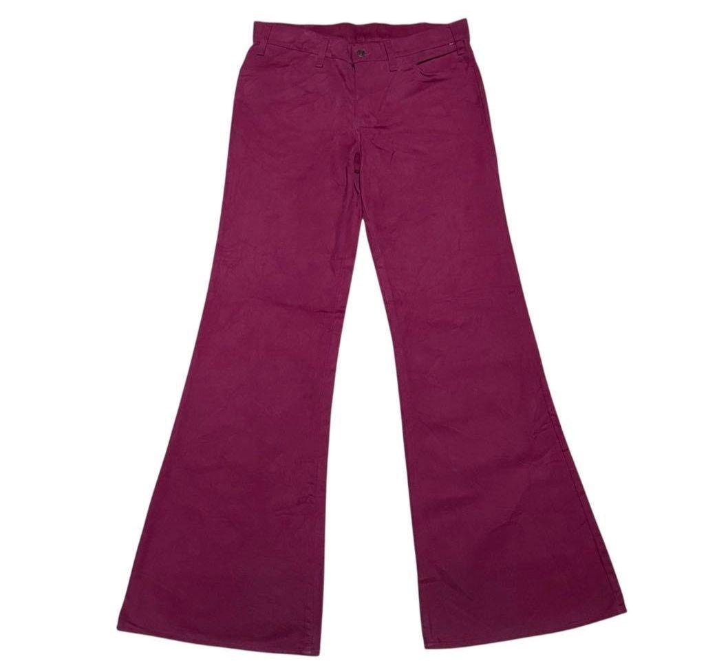 超希少 BIG E？ 70s levis 670 ベルボトム バーガンディ