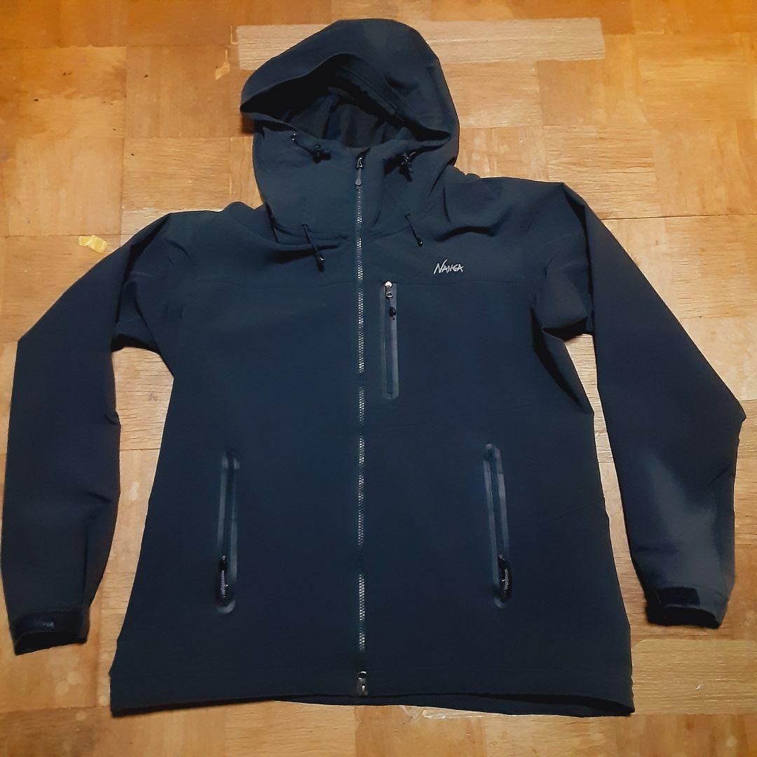 NANGA ソフト ストレッチ パーカー XL 黒 ジャケット