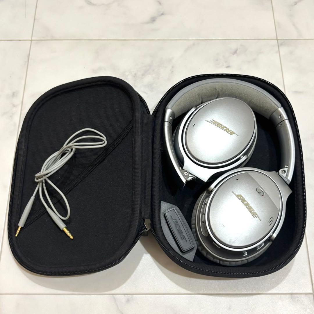 美品✨️廃盤カラー BOSE QUIETCOMFORT35 シルバー