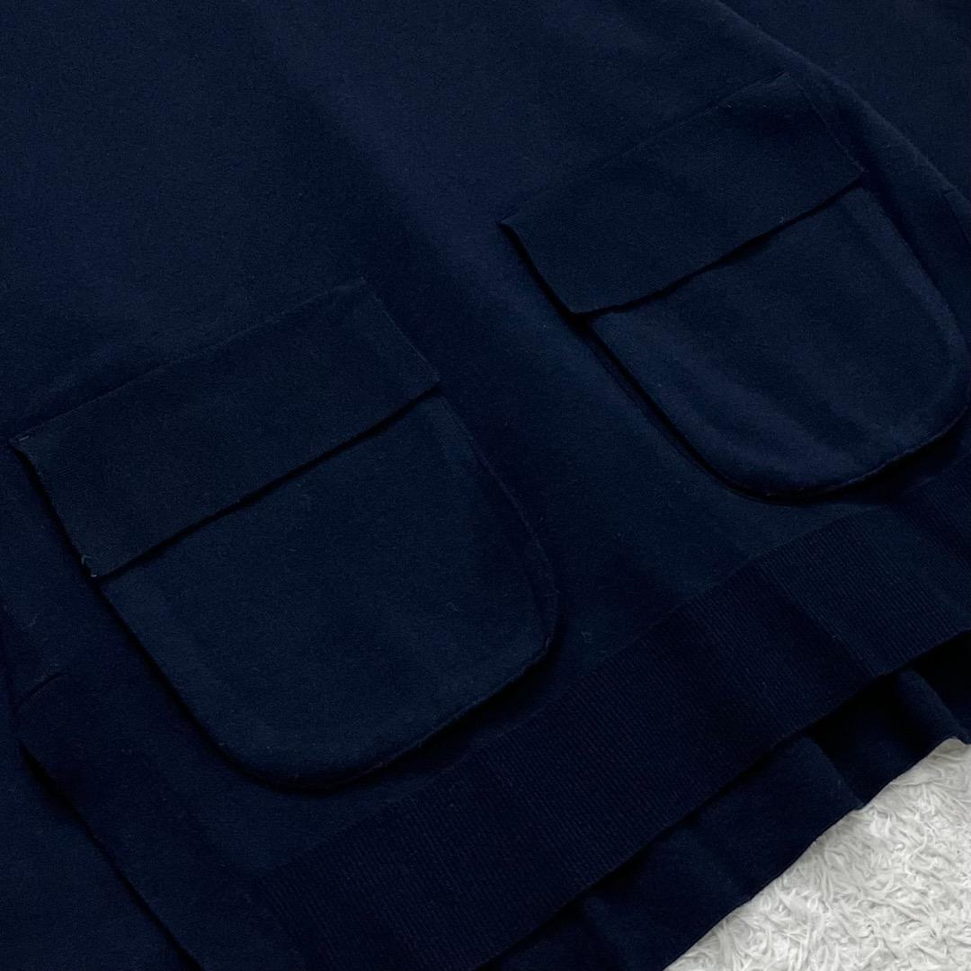 24AW✨極美品✨ナゴンスタンス big pocket pullover 紺 M