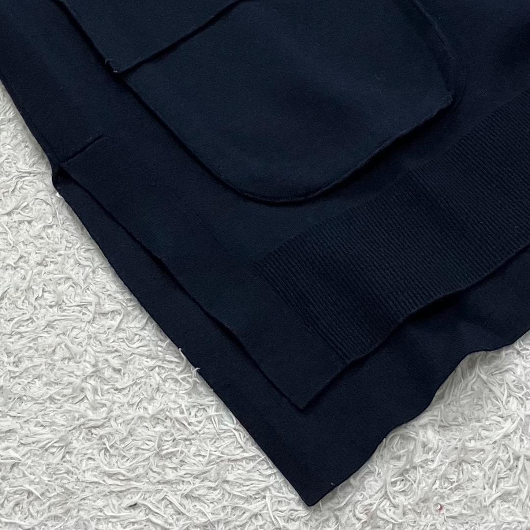 24AW✨極美品✨ナゴンスタンス big pocket pullover 紺 M