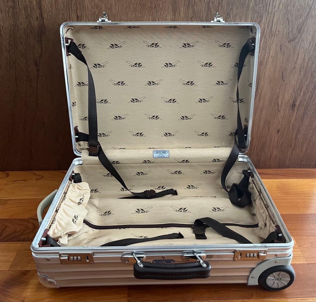 KAZOO　リモワ　rimowa クラシックフライト　青ロゴ　2輪　35L