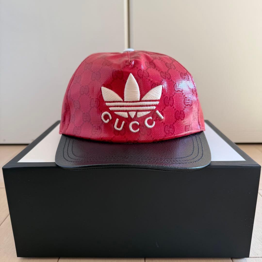 【新品未使用】GUCCI adidas ベースボールキャップ
