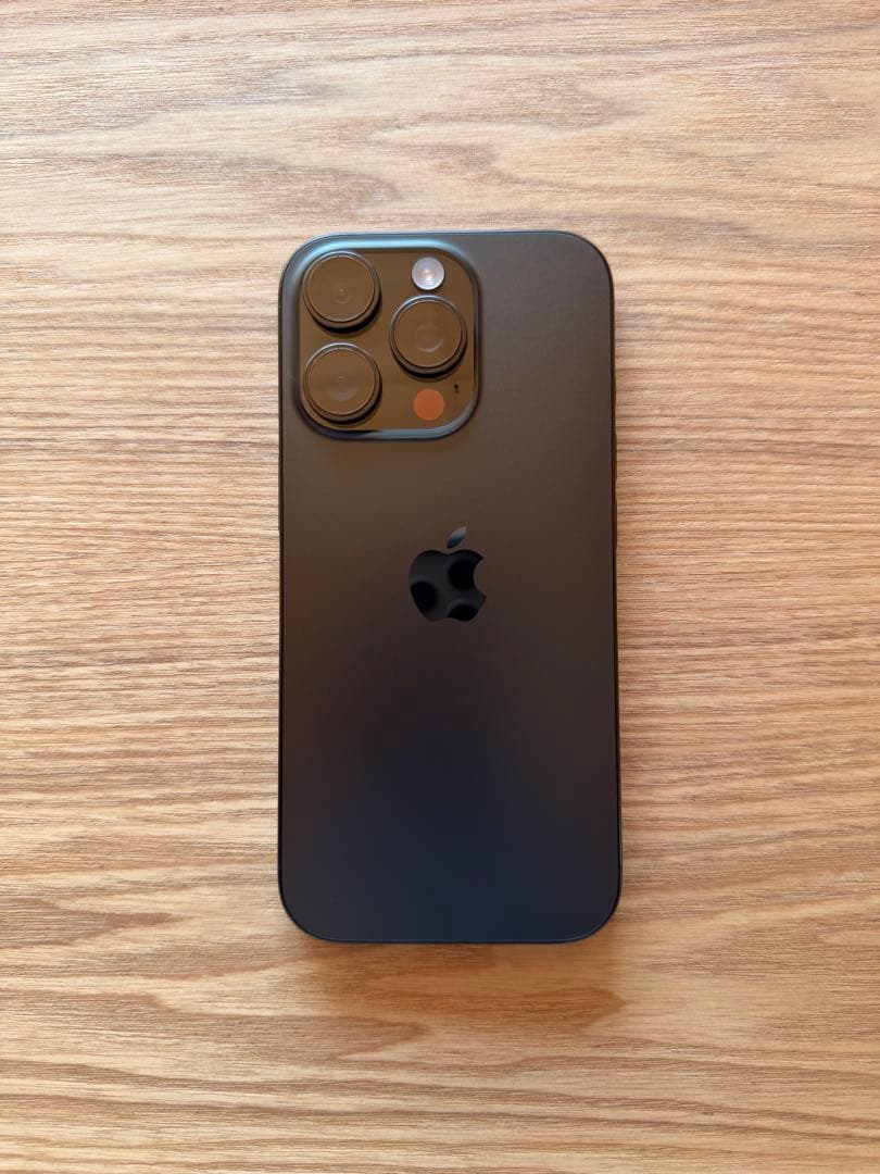 【超美品】iPhone 16 pro ブラックチタニウム 256GB