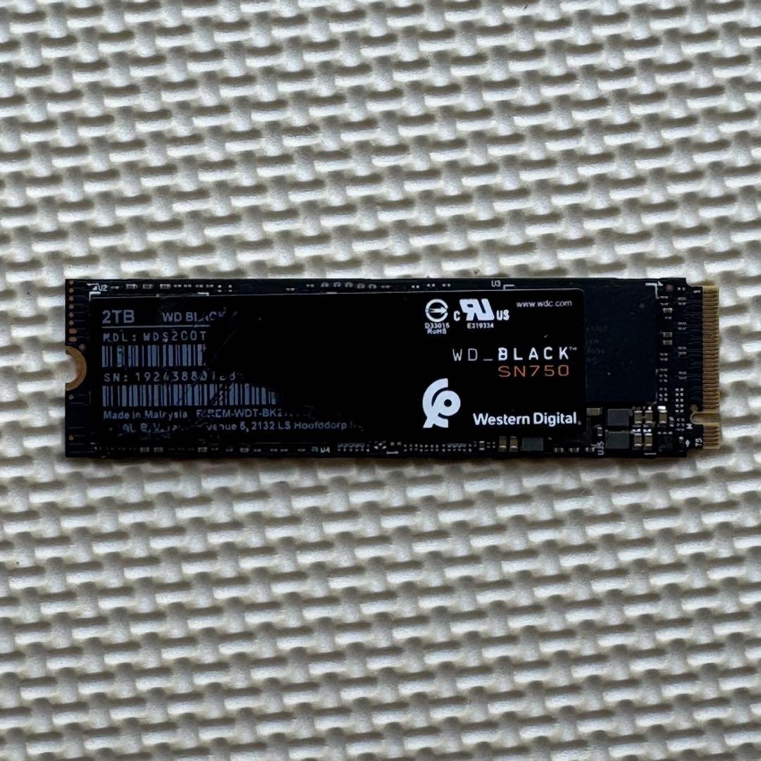 内蔵型SSD WD_BLACK SN750 2TB SSD
