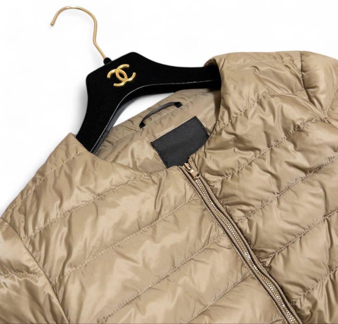 今から春にも☘️タトラスノーカラーダウンジャケット ライトブラウン 03