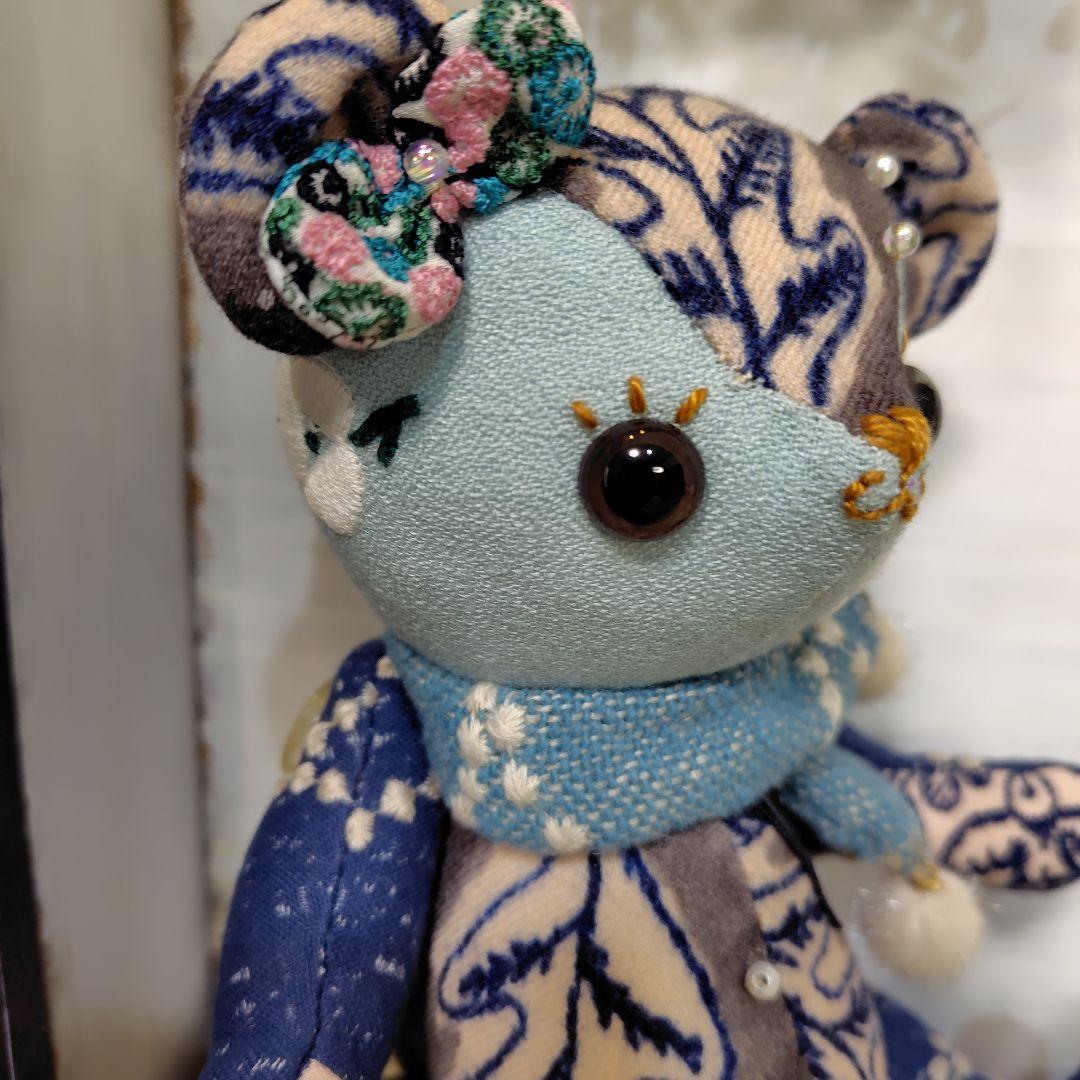 ミナペルホネン＊ハンドメイド＊ぬいぐるみ＊テディベア＊80