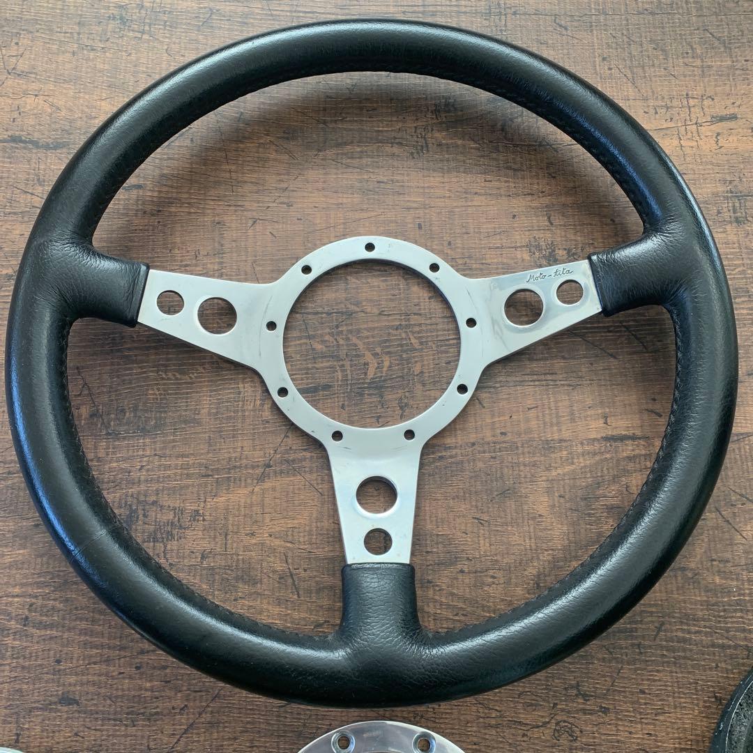 モトリタレザーステアリング33φ ディッシュクラシックミニ　ローバー英国車　旧車