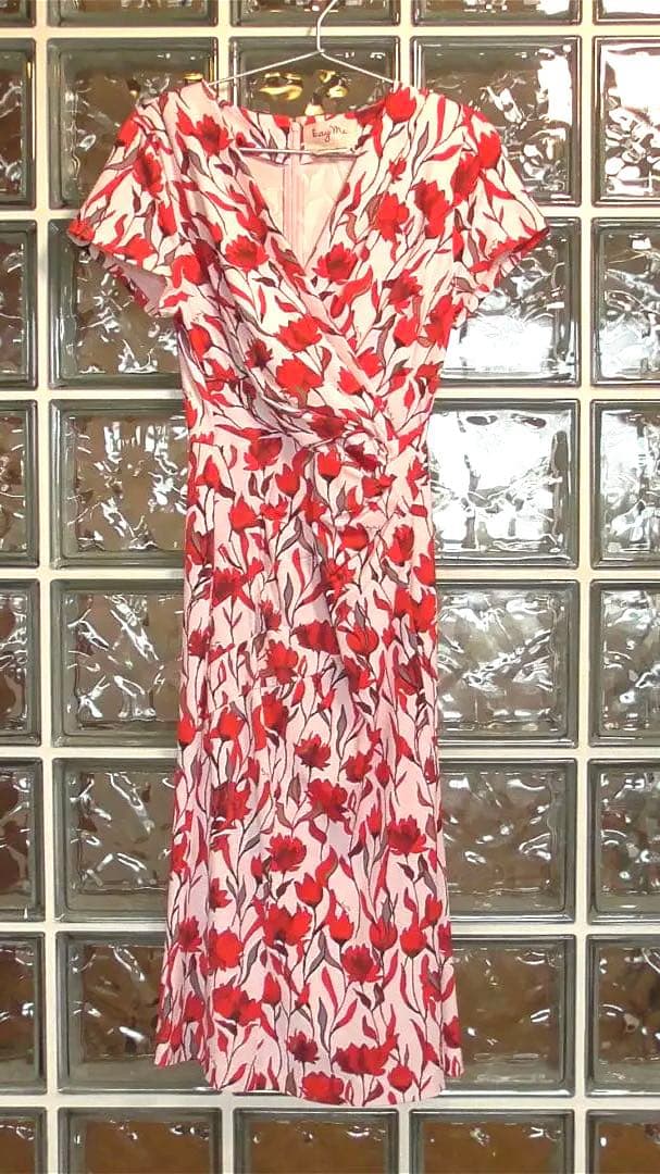 kay me レッドグロリアス ギャザーワンピース １１号　OBWG927513