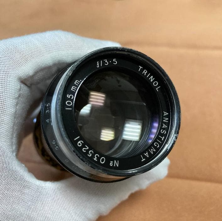 テスト済Trinol Anastigmat 105mm f3.5 Leica-L