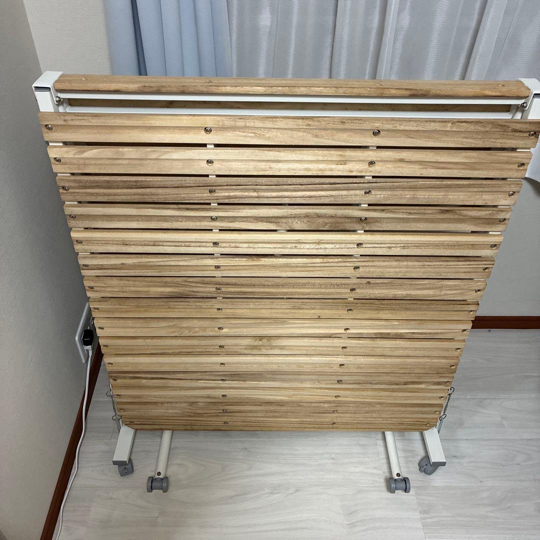 ニトリ　折りたたみ桐スノコベッド