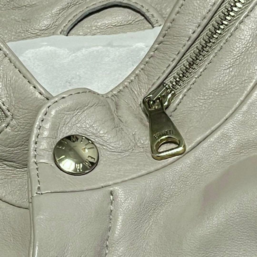 希少✨美品✨EMMETI エンメティ　レザー ブルゾン　ドルマン　定価15万