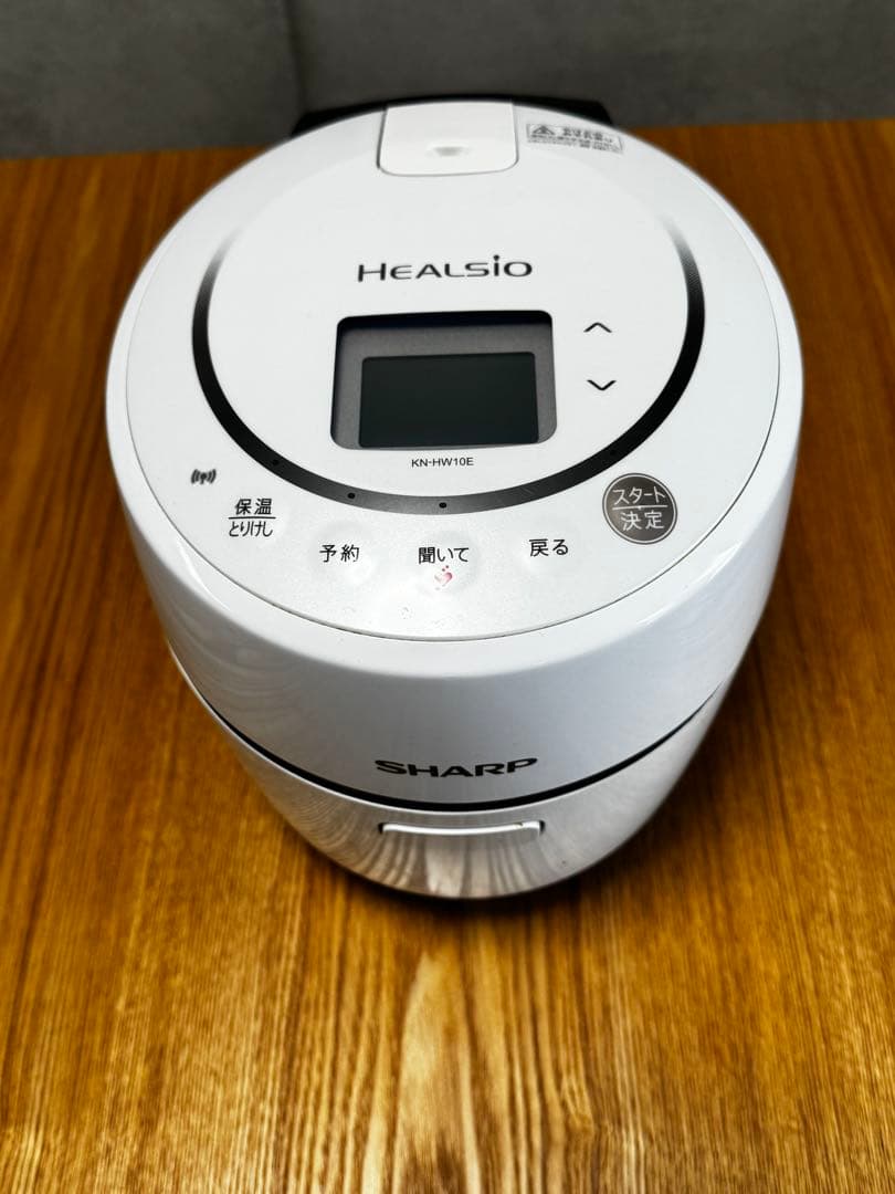SHARP HEALSIO 炊飯器 ホワイト　２人前