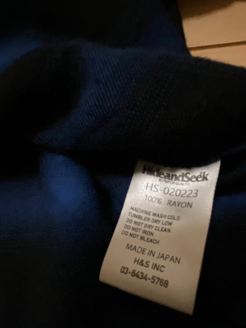 HIDE AND SEEK オンブレチェックシャツ　M ハイドアンドシーク