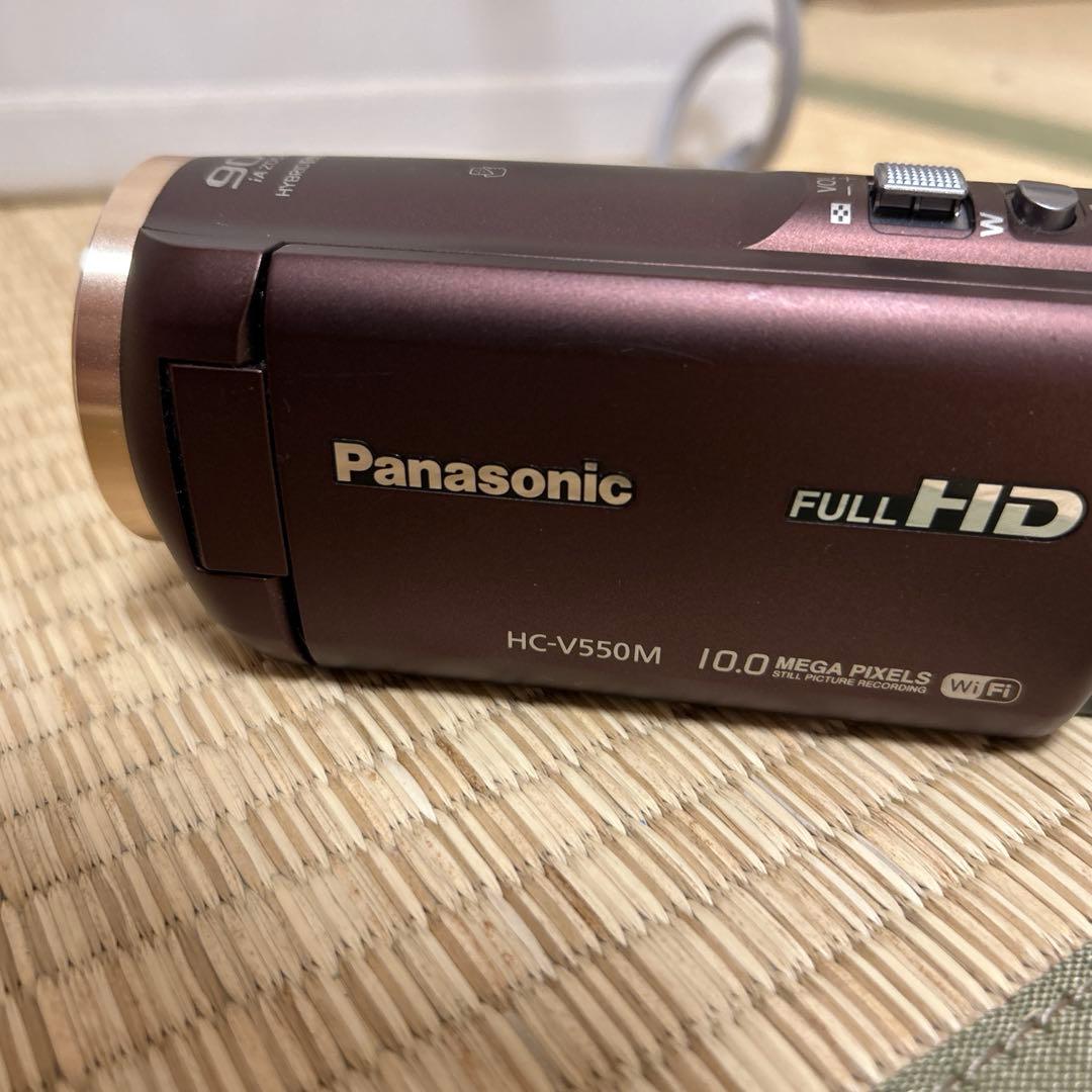Panasonic HC-V550M ビデオカメラ フルHD 30倍ズーム