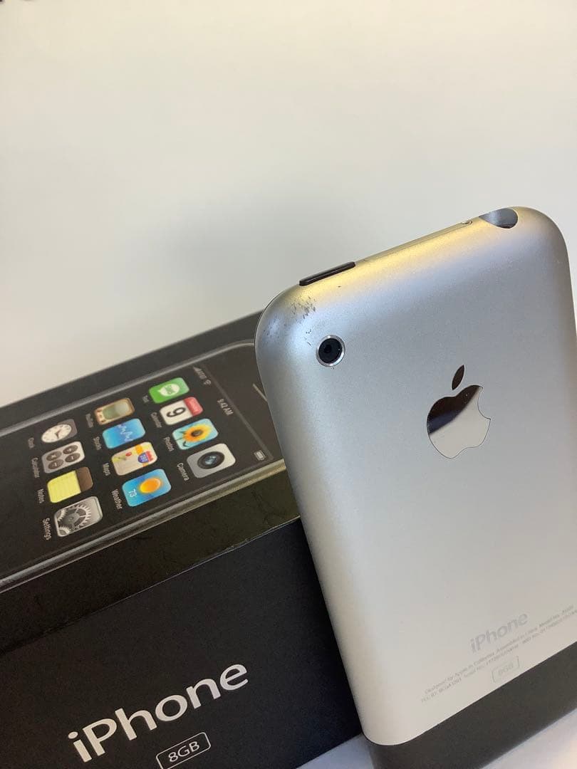 iPhone 2G 8GB iOS1.0 IMEI一致箱入りフルセット