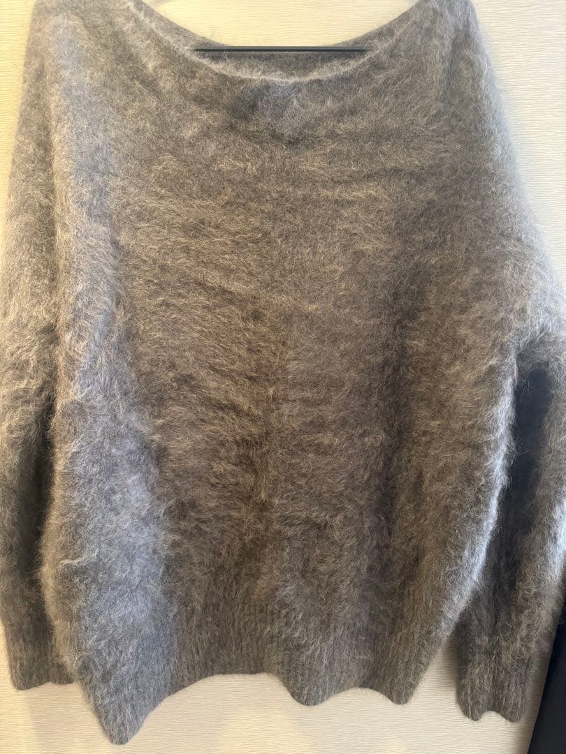 anuans♡ラクーンボートネックニット