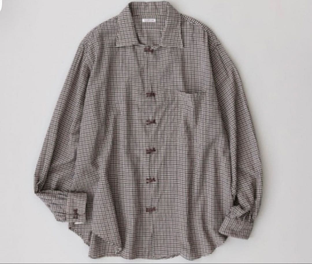NICENESS SWISH HOOK SHIRT ベージュ