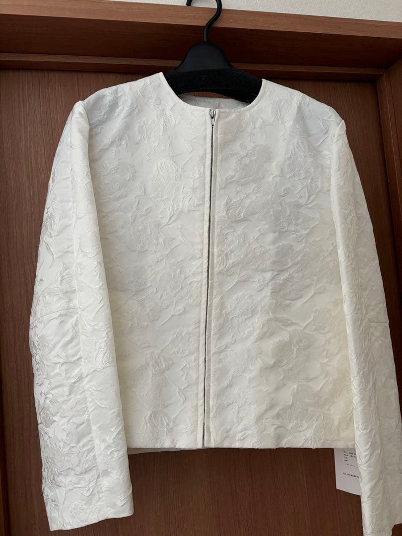OHGA Flower jacket ホワイト　新品未使用タグ付き