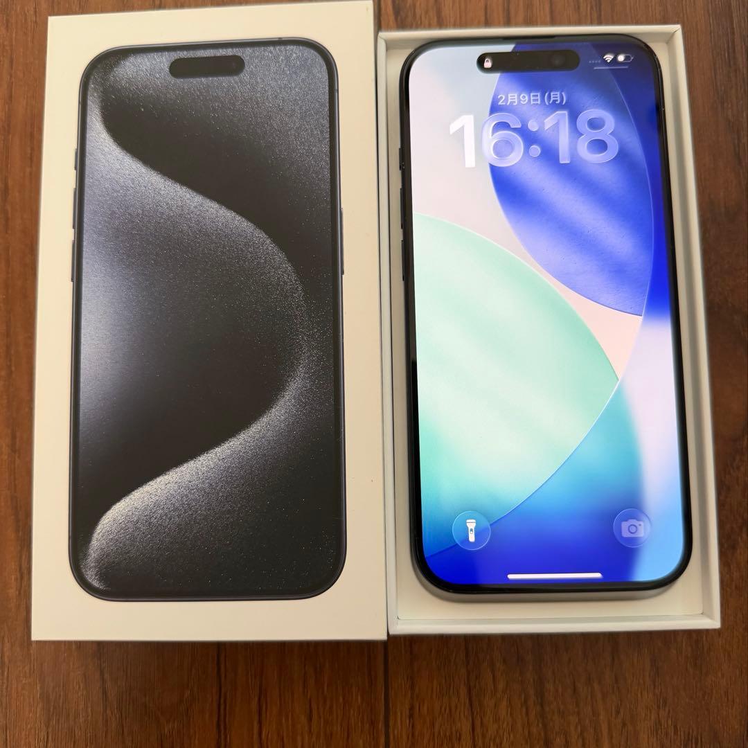 iPhone 15 Pro 256GB ブルーチタニウム｜SIMフリー｜制限◯