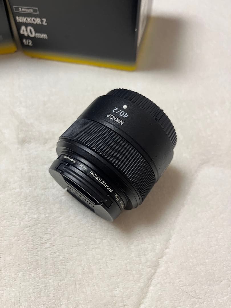 美品‼️NIKKOR Z 40mm f/2 レンズ 保護フィルター付