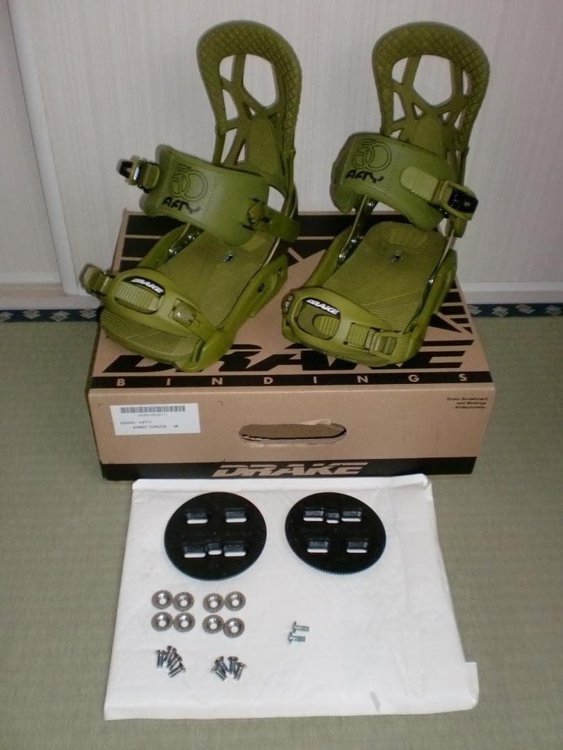 DRAKE FIFTY ビンディング アーミーグリーン M
