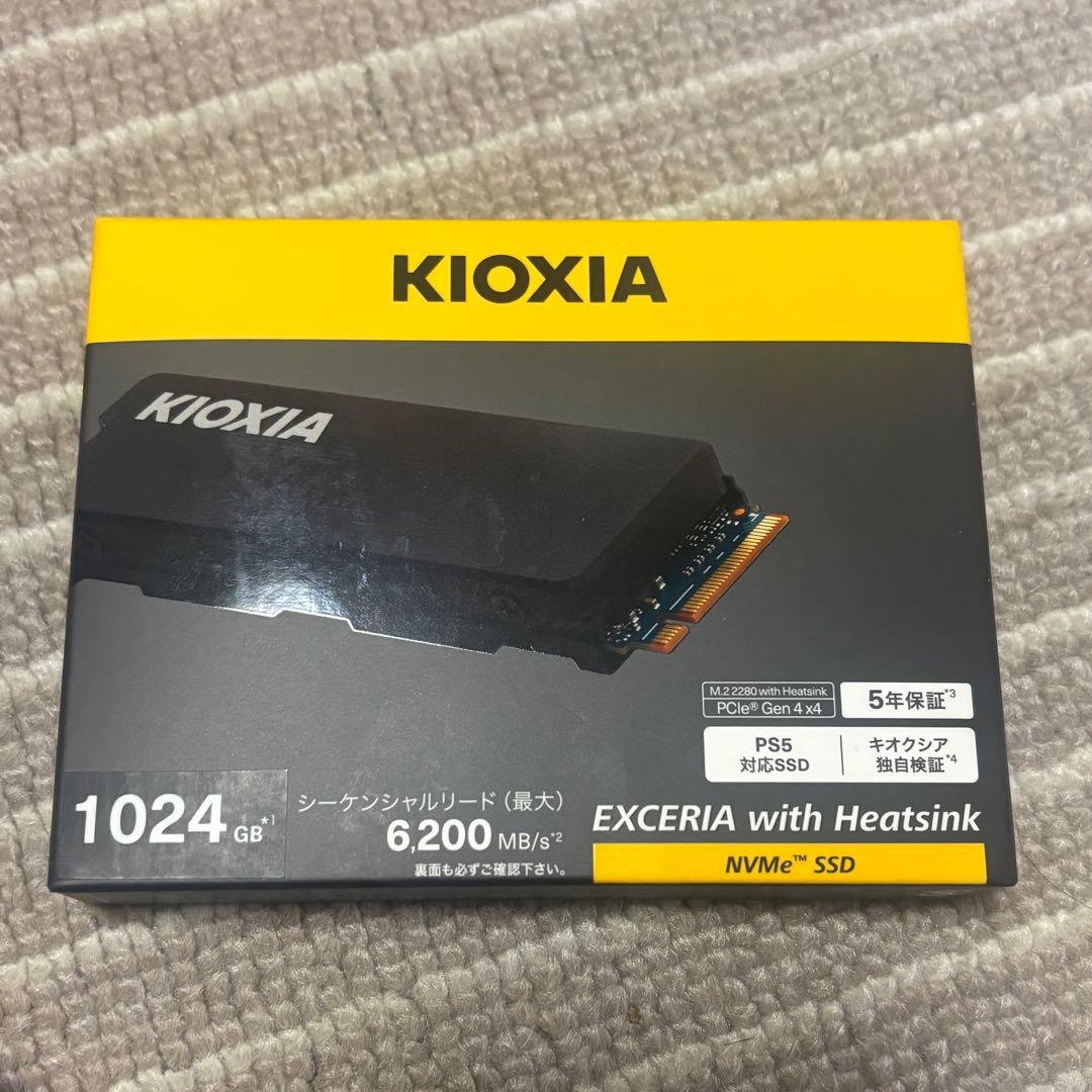 内蔵型SSD KIOXIA EXCERIA with Heatsink 1TB