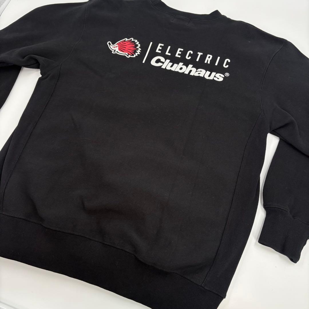美品　ELECTRIC Clubhaus ゴルフトレーナー 黒XL 754