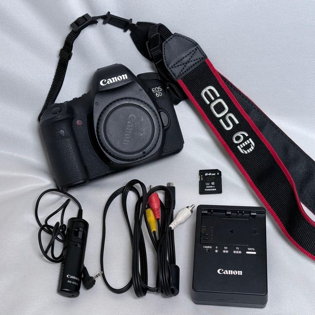 【約2万円の付属品】Canon EOS 6D デジタル一眼レフカメラ