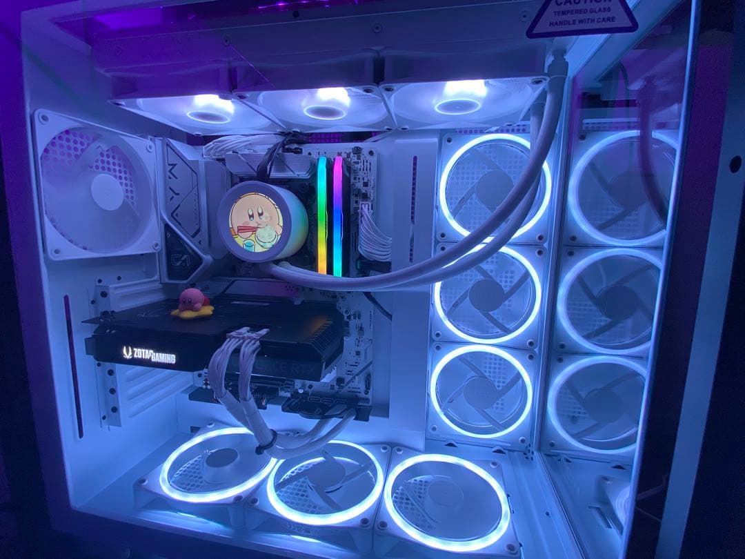 ゲーミングPC ガラスケース　HDD500 メモリ16GB増設