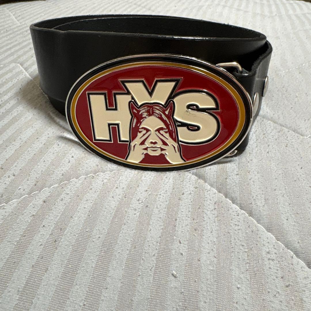 HYSロゴ付き黒ベルト Sサイズ