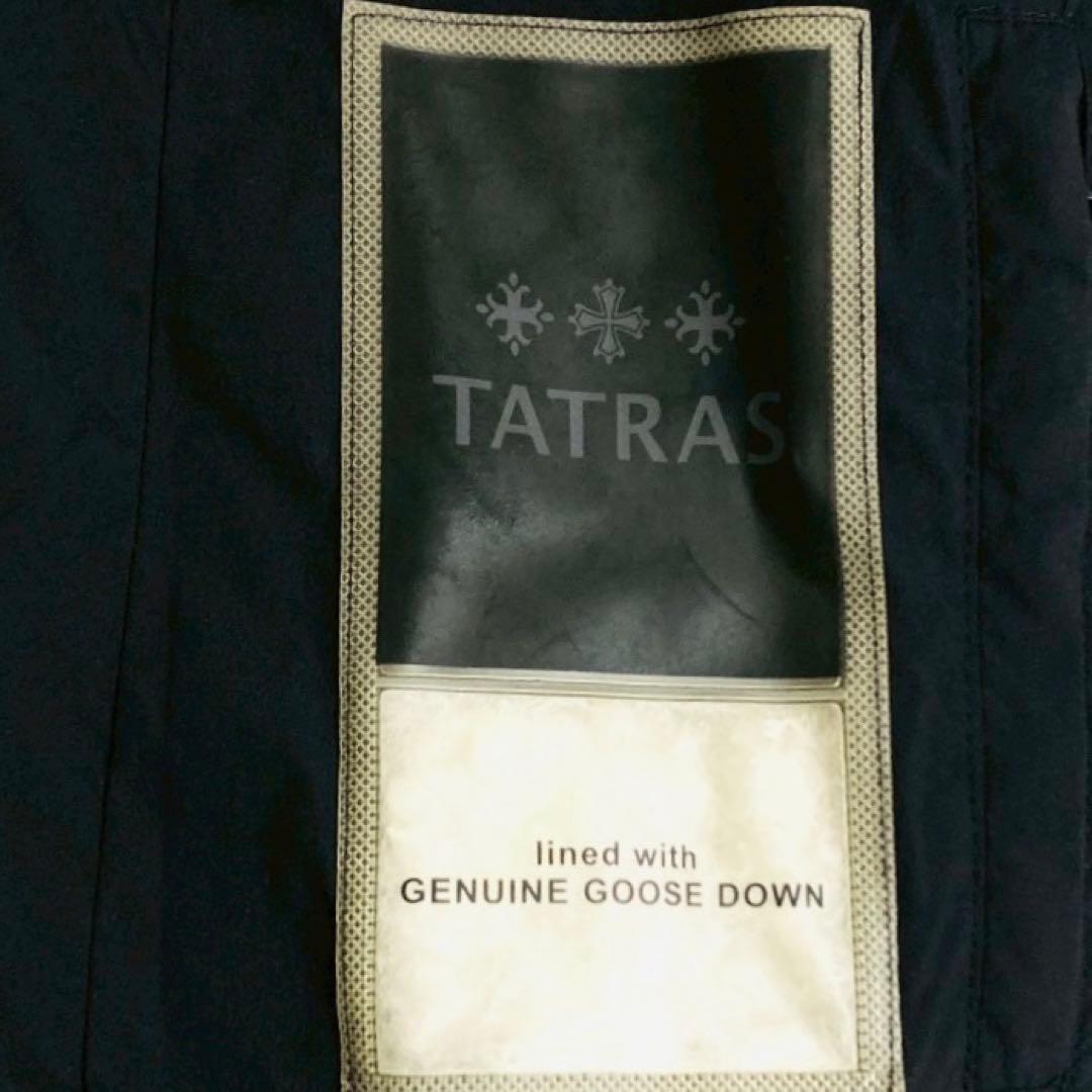 美品✨️タトラス　アゴーニャ　ダウンコート　ダブルブレスト　女優襟　ブラック　03